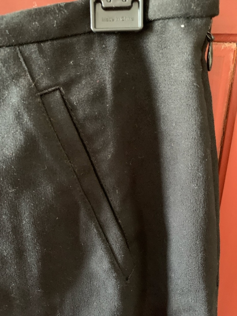 Ann Taylor Black Tailored Pencil Skirt Stretch - Picture 3 of 7